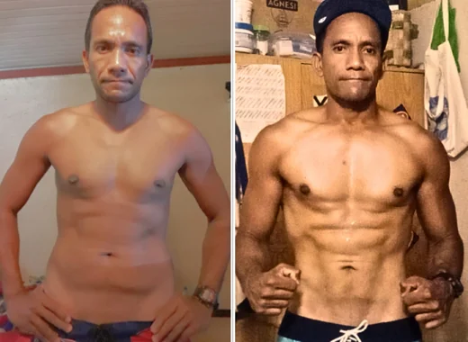 Comparaison avant et après un accompagnement BBFIT — Transformation physique